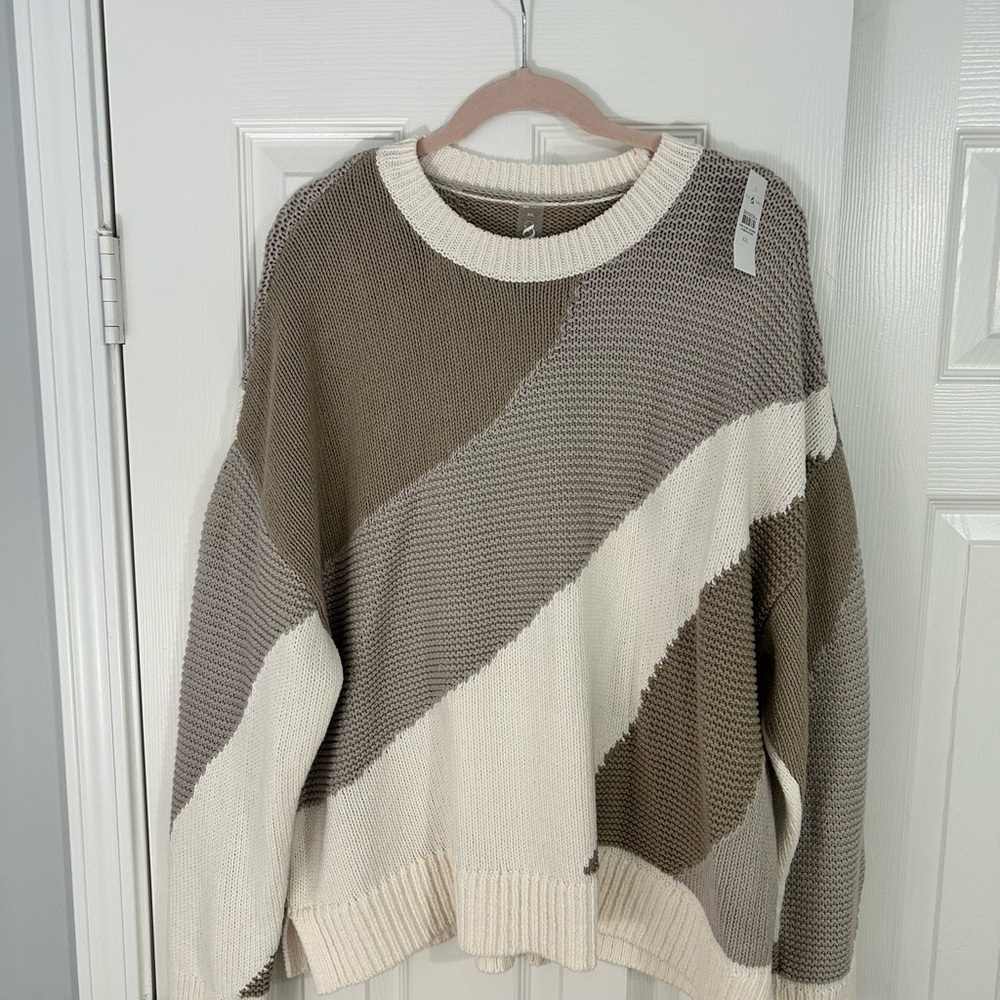 Lou & Grey Neutral Tone Sweater